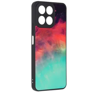 Твърд кейс със стъклен гръб за Honor 200 Smart Glaze series fiery ocean