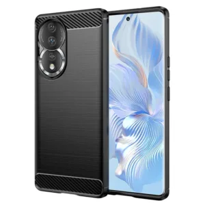 Honor 90 Силиконов калъф Черен цвят Carbon