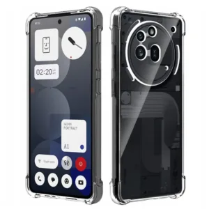 Nothing Phone 3a Pro Силиконов калъф Прозрачен цвят Удароустойчив