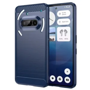 Nothing Phone 3a Силиконов кейс Carbon Silicone син