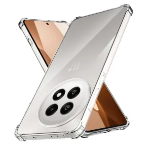 Oneplus 13R Силиконов калъф Прозрачен цвят Удароустойчив