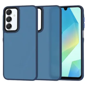 Samsung Galaxy A16 Силиконов калъф HaloFrost Series син