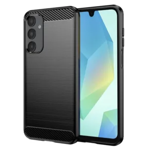 Samsung Galaxy A16 Силиконов кейс Carbon Silicone черен