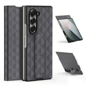 Samsung Galaxy Z Fold 6 Кожен калъф Dux Ducis Fitt сив
