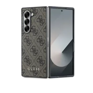 Samsung Galaxy Z Fold 6 Луксозен калъф Guess кафяв