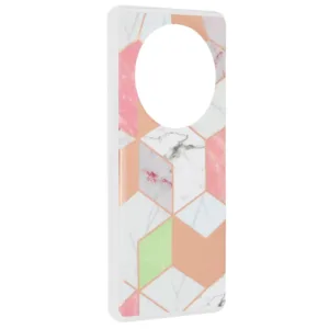 Силиконов кейс за Honor Magic6 Lite Marble series purple hex