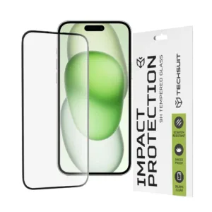 Стъклен протектор за iPhone 15 Plus / iPhone 16 Plus с черен кант