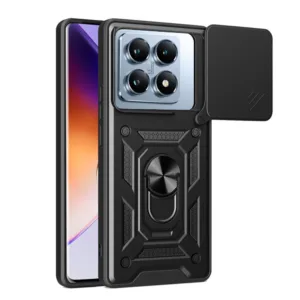 Xiaomi 14T Pro Противоударен кейс с ринг и камера протект