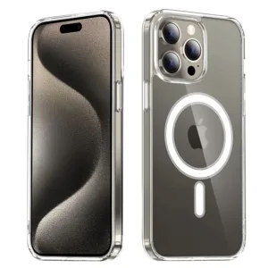 iPhone 15 Pro MagSafe Калъф прозрачен