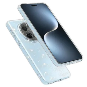 Силиконов калъф за Honor Magic7 Pro Прозрачен цвят Блестящ