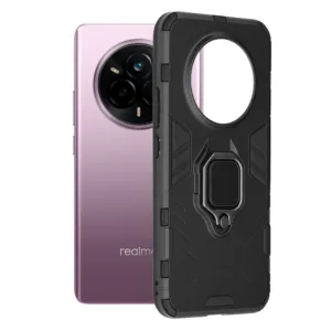 Силиконов кейс противоударен с ринг за Realme 14 Pro