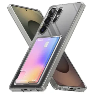 Samsung Galaxy S25 Ultra Силиконов кейс Ringke Fusion с поставка за карти