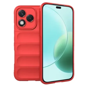 Honor 400 Lite Силиконов калъф Magic Shield Противоударен кейс червен