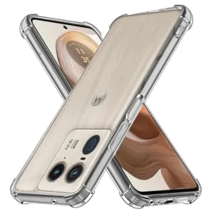 Motorola Edge 50 Ultra Силиконов калъф Прозрачен цвят Удароустойчив