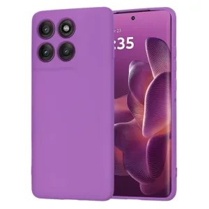 Motorola Edge 60 Pro Силиконов Калъф SoftFlex Кейс лилав