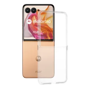 Motorola Razr 50 Ultra Силиконов калъф Прозрачен цвят 2mm