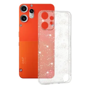 Силиконов калъф за Nothing CMF Phone 2 Pro Прозрачен цвят Блестящ