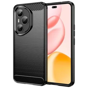 Honor 400 Pro Силиконов калъф Черен цвят Carbon