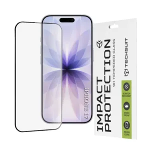 Стъклен протектор за iPhone 17 &ndash; Пълно покритие и защита 9H