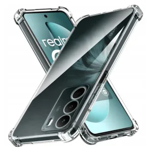 За Realme C71 Прозрачен Удароустойчив Силиконов Калъф