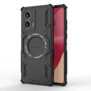 ArmorMag калъф за Motorola Edge 50 Fusion &ndash; MagSafe и удароустойчива защита черен