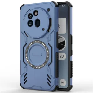 ArmorMag калъф за Nothing Phone 3а Pro удароустойчива MagSafe защита син