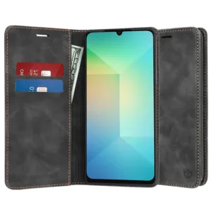 Калъф тефтер за Samsung Galaxy A06 с магнитно закопчаване надеждна защита и стилен дизайн