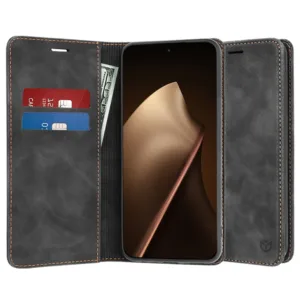 Калъф тефтер за Xiaomi 15T Pro с магнитно закопчаване защита елегантност и удобство