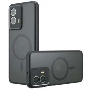 Калъф за Motorola Edge 50 Fusion PureFrost MagSafe Прозрачен / Черен