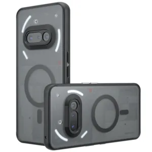 Калъф за Nothing Phone (3a) PureFrost MagSafe &ndash; Прозрачен / Черен