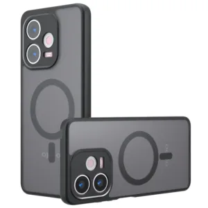 Калъф за Oppo A5 Pro PureFrost MagSafe &ndash; Прозрачен / Черен