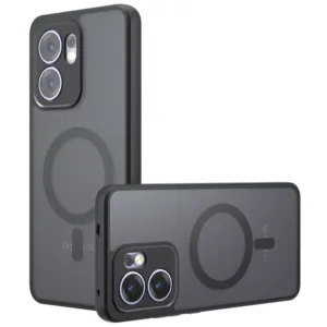 Калъф за Oppo Reno13 F PureFrost MagSafe &ndash; Прозрачен / Черен