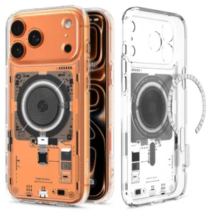 Кейс Spigen Ultra Hybrid MagSafe за iPhone 17 Pro &ndash; Прозрачен антишок кейс с военен стандарт и магнитна съвместимост