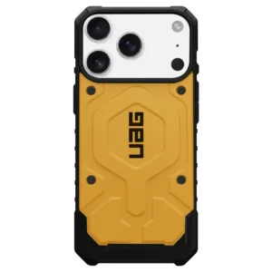 Кейс UAG Pathfinder MagSafe за iPhone 17 Pro Max – Удароустойчив военен клас жълт