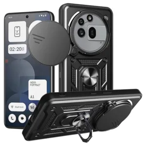 Противоударен калъф с ринг и защита за камера за Nothing Phone (3a) Pro &ndash; стил, комфорт и сигурност