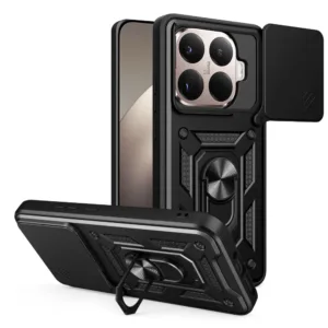 Противоударен калъф с ринг и защита за камера за Xiaomi 15T Pro елегантност и сигурност във всеки детайл
