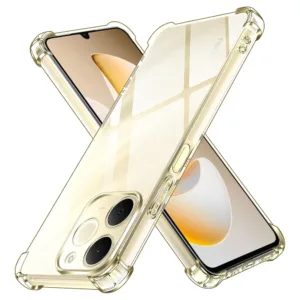 Realme Note 70T Прозрачен Удароустойчив Силиконов Калъф