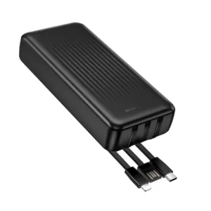 Външна батерия Borofone BJ79A &ndash; 20000mAh, USB-C, Lightning и USB, черна