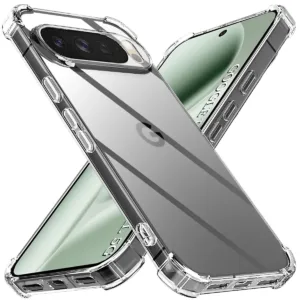 За Google Pixel 10 Pro XL Прозрачен Удароустойчив Силиконов Калъф