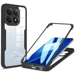 360 Калъф за Xiaomi 17 &ndash; Прозрачен, Удароустойчив TPU + Поликарбонат