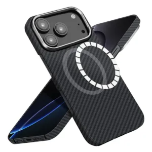 Aramid Fiber MagSafe Case for iPhone 17 Pro Max &ndash; Ултра защита и премиум стил в едно