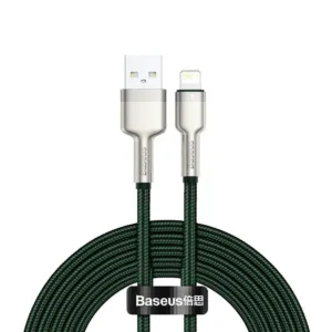 Baseus Cafule USB kam Lightning kabel 2.4A, 480Mbps, 2m CALJK-B06) зелен