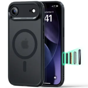 Case for iPhone 17 Air &ndash; ESR Classic Hybrid HaloLock черен