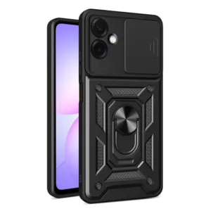 Противоударен калъф с ринг и защита за камера за Samsung Galaxy A07 &ndash; сигурност и удобство