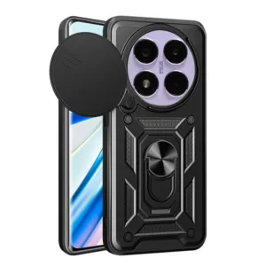 Противоударен калъф с ринг и защита за камера за Xiaomi Redmi Note 14 Pro 5G &ndash; сигурност и функционалност