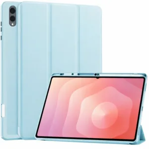 Калъф Techsuit Flex Trifold за Samsung Galaxy Tab S11 Ultra &ndash; стилна защита с практична функционалност светло син
