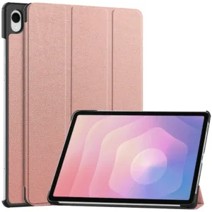 Калъф Techsuit FoldPro за Samsung Galaxy Tab S11 &ndash; 360&deg; защита и пълна функционалност розов