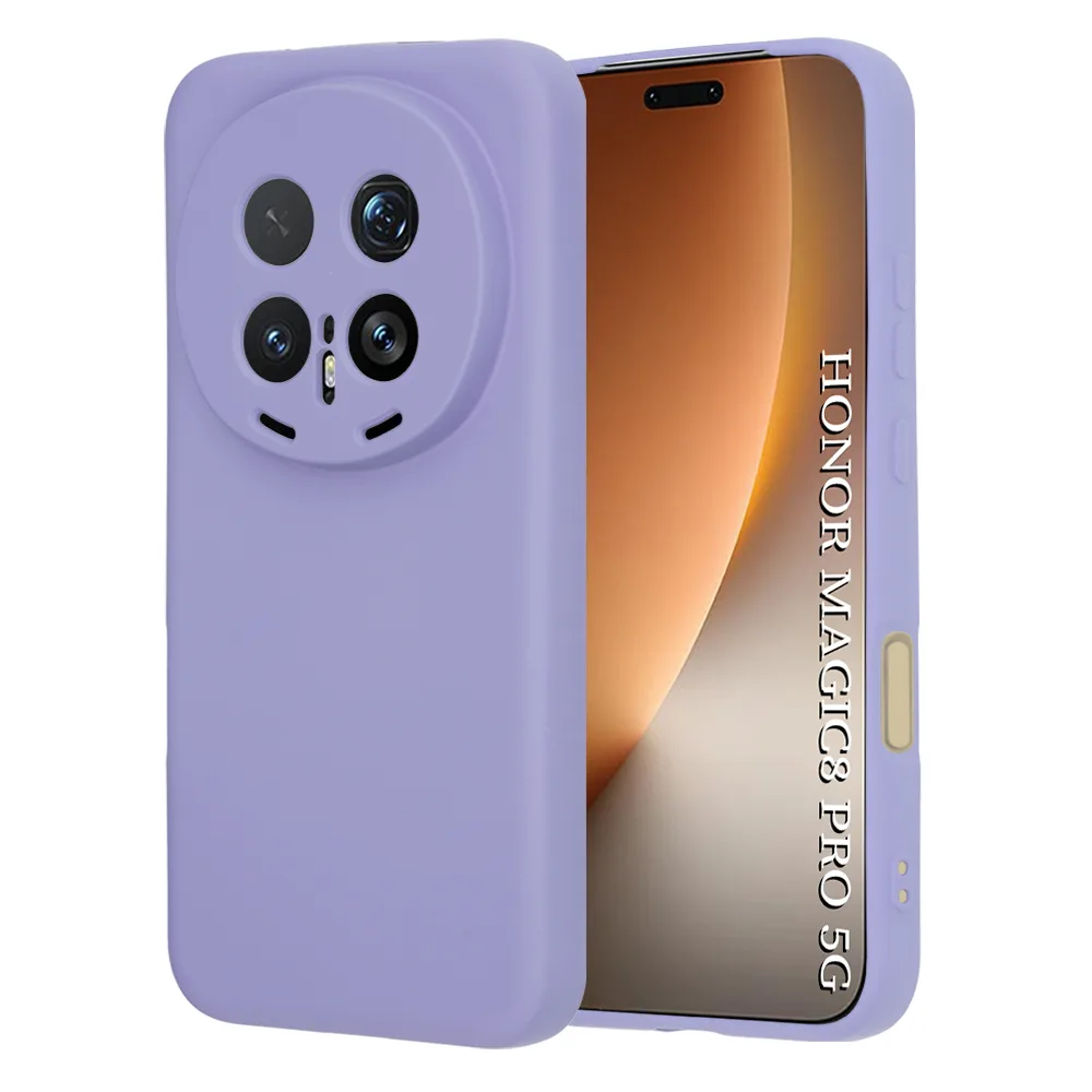Калъф за Honor Magic8 Pro – SoftFlex - Защита и сигурен захват светло лилав