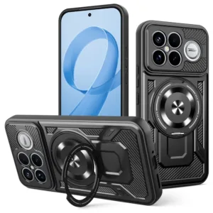 Калъф за Xiaomi Poco F8 Ultra &ndash; Techsuit RuggedCam кейс с максимална защита и стил черен