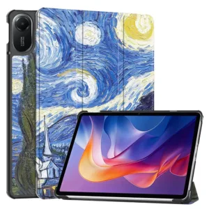 Калъф за Xiaomi Redmi Pad 2 &ndash; Techsuit FoldPro Starry Night &ndash; елегантна 360&deg; защита и комфорт
